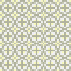 Abstract Cross Pattern generative computational art illustration