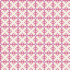 Abstract Cross Pattern generative computational art illustration