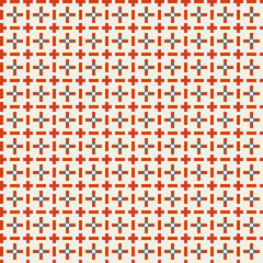 Abstract Cross Pattern generative computational art illustration