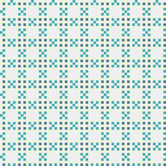 Abstract Cross Pattern generative computational art illustration