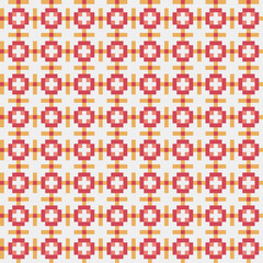 Abstract Cross Pattern generative computational art illustration