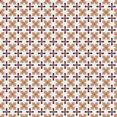 Fototapeta premium Abstract Cross Pattern generative computational art illustration
