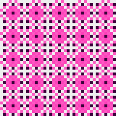 Fototapeta premium Abstract Cross Pattern generative computational art illustration