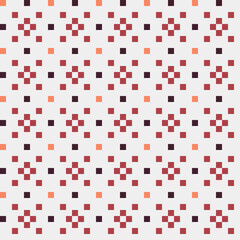 Fototapeta premium Abstract Cross Pattern generative computational art illustration