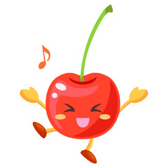 喜ぶさくらんぼのキャラクター