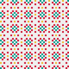 Abstract Cross Pattern generative computational art illustration