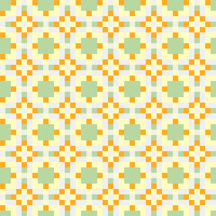 Abstract Cross Pattern generative computational art illustration