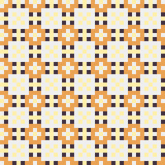 Abstract Cross Pattern generative computational art illustration