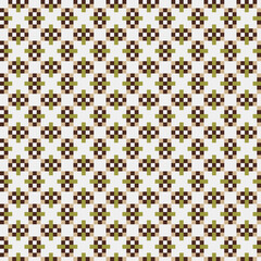 Abstract Cross Pattern generative computational art illustration