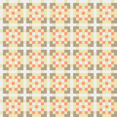 Abstract Cross Pattern generative computational art illustration