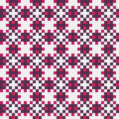 Abstract Cross Pattern generative computational art illustration