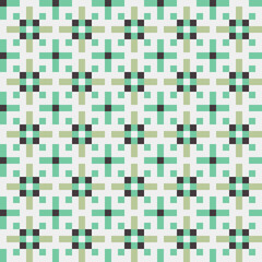 Abstract Cross Pattern generative computational art illustration