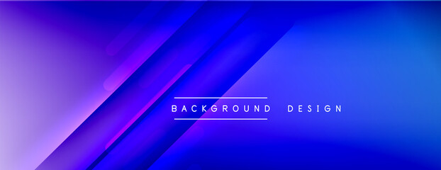 Dynamic lines abstract background. 3D shadow effects and fluid gradients. Modern overlapping forms