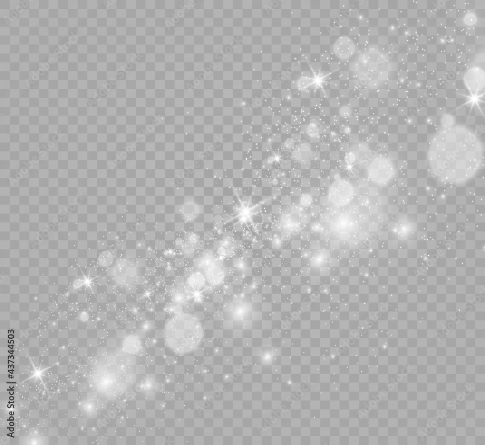 Poster beautiful sparks shine with special light. vector sparkles on a transparent background. christmas ab
