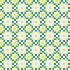 Fototapeta premium Abstract Cross Pattern generative computational art illustration