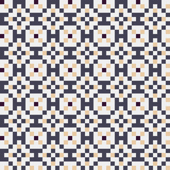 Fototapeta premium Abstract Cross Pattern generative computational art illustration