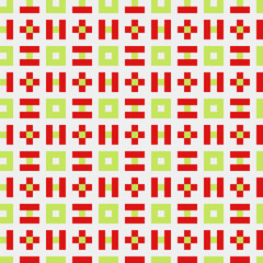 Abstract Cross Pattern generative computational art illustration