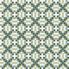 Abstract Cross Pattern generative computational art illustration