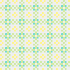 Abstract Cross Pattern generative computational art illustration