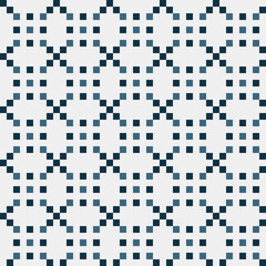 Abstract Cross Pattern generative computational art illustration