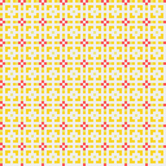 Abstract Cross Pattern generative computational art illustration