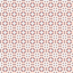 Fototapeta premium Abstract Cross Pattern generative computational art illustration