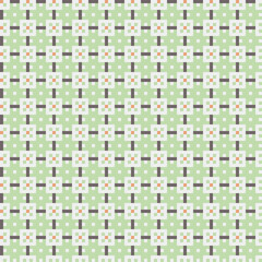 Abstract Cross Pattern generative computational art illustration