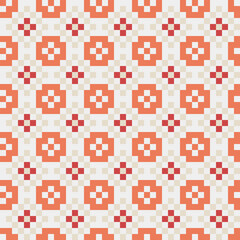 Abstract Cross Pattern generative computational art illustration