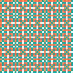 Abstract Cross Pattern generative computational art illustration