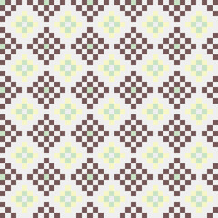 Abstract Cross Pattern generative computational art illustration