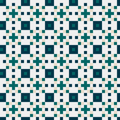 Abstract Cross Pattern generative computational art illustration