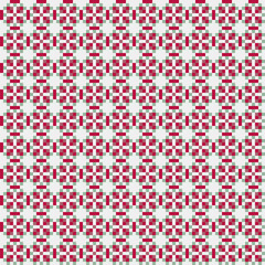 Fototapeta premium Abstract Cross Pattern generative computational art illustration