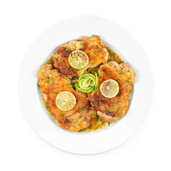 Chicken Francaise This traditional Italian-American Creamy Chicken with Lime