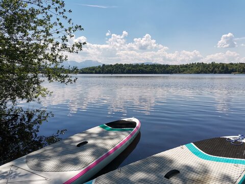 Abtsee bei Laufen in Bayern
