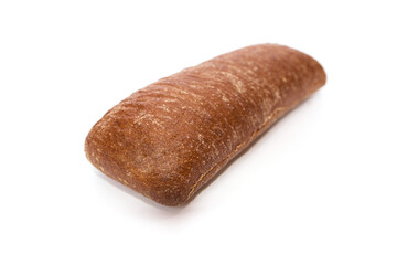 ciabatta isolated on white