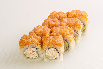 Japanese sushi and roll set