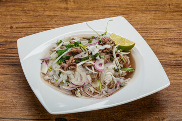 Vietnamese cuisine - Pho Bo soup