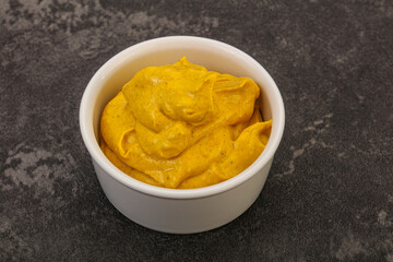 Asian Curry sauce in the bowl