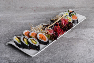 Mixed sushi varieties