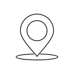 pin location icon vector design template