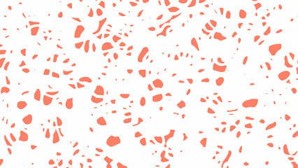 Small orange spots on a white background, grunge background.