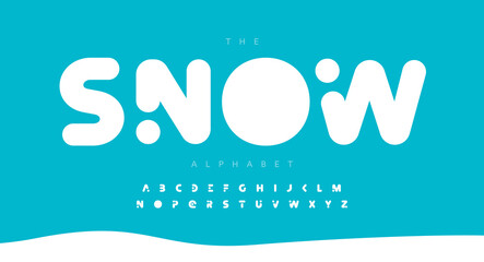 Round bold alphabet letter font. Modern logo typography. Heavy and fat vector typographic design. Soft round corner type for logo, headline, title, monogram, lettering, branding, apparel, merchandise © artyway