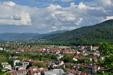 Obraz premium Freiburg im Breisgau im Frühling