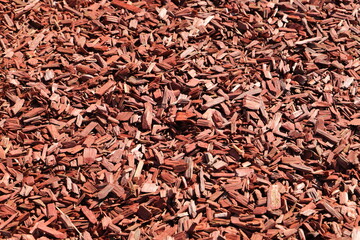 Wood chips as a background