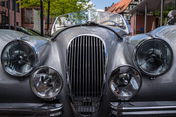 vintage car headlight