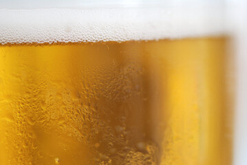 DETALLE MACRO DE UNA CERVEZA