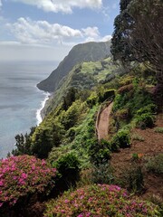 Beautiful coastal view on the Azores