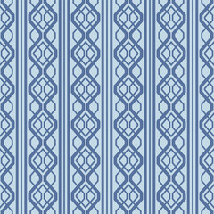 Japanese Zigzag Hexagon Vector Seamless Pattern