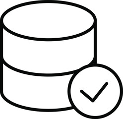 microservice architecture icon vector. MDM Database