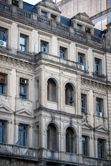 Fototapeta na wymiar Old building facade in Buenos Aires
